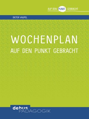 cover image of Wochenplan